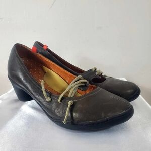 Camper Heel Mary Jane Shoes Sz 41 Eur